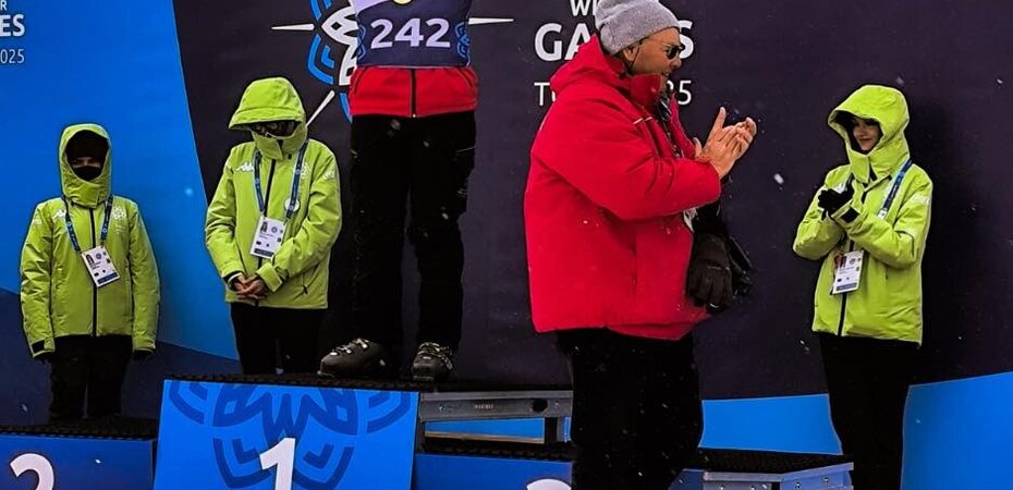 Atleta da CERCIG conquista ouro em Jogos Mundiais de Inverno - Turim