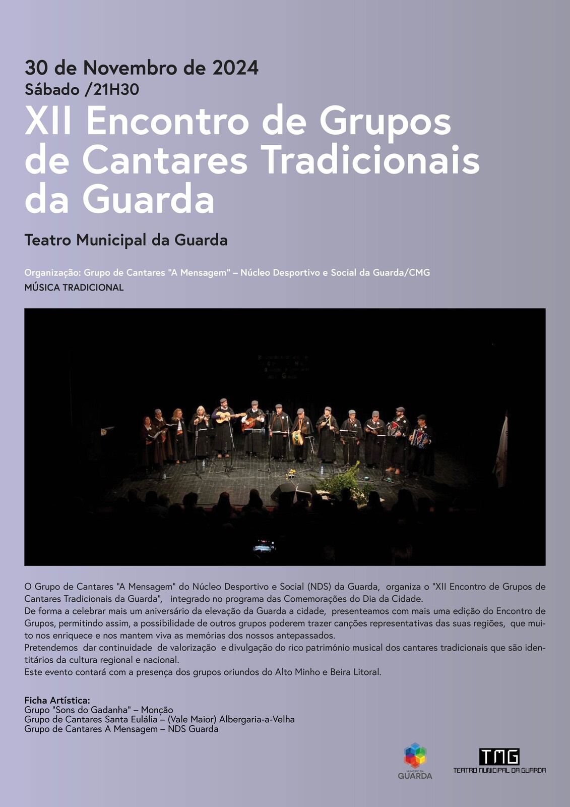 XII Encontro de Grupos de Cantares Tradicionais da Guarda