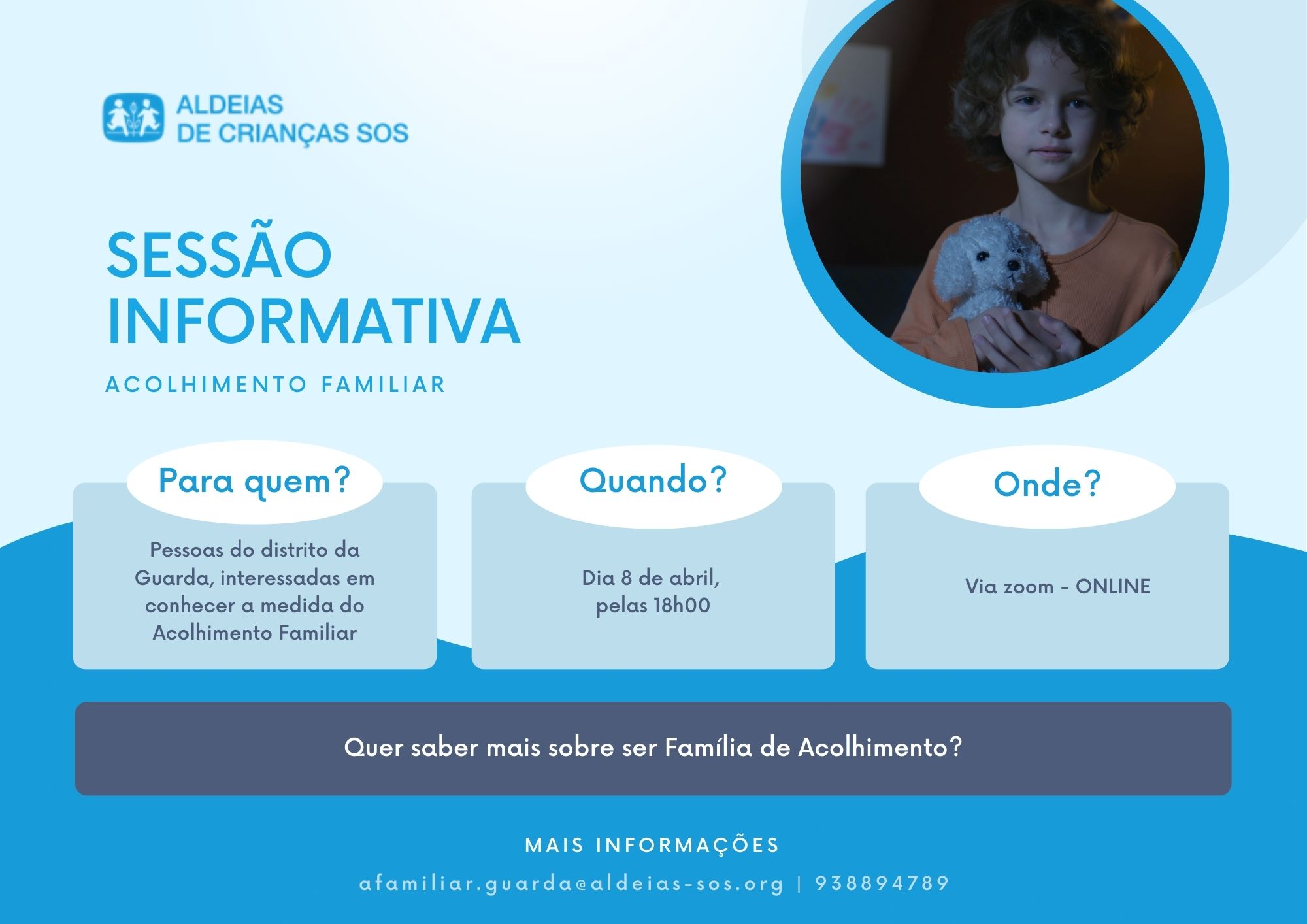 Sessão Informativa sobre Acolhimento Familiar -  Aldeias de Crianças SOS