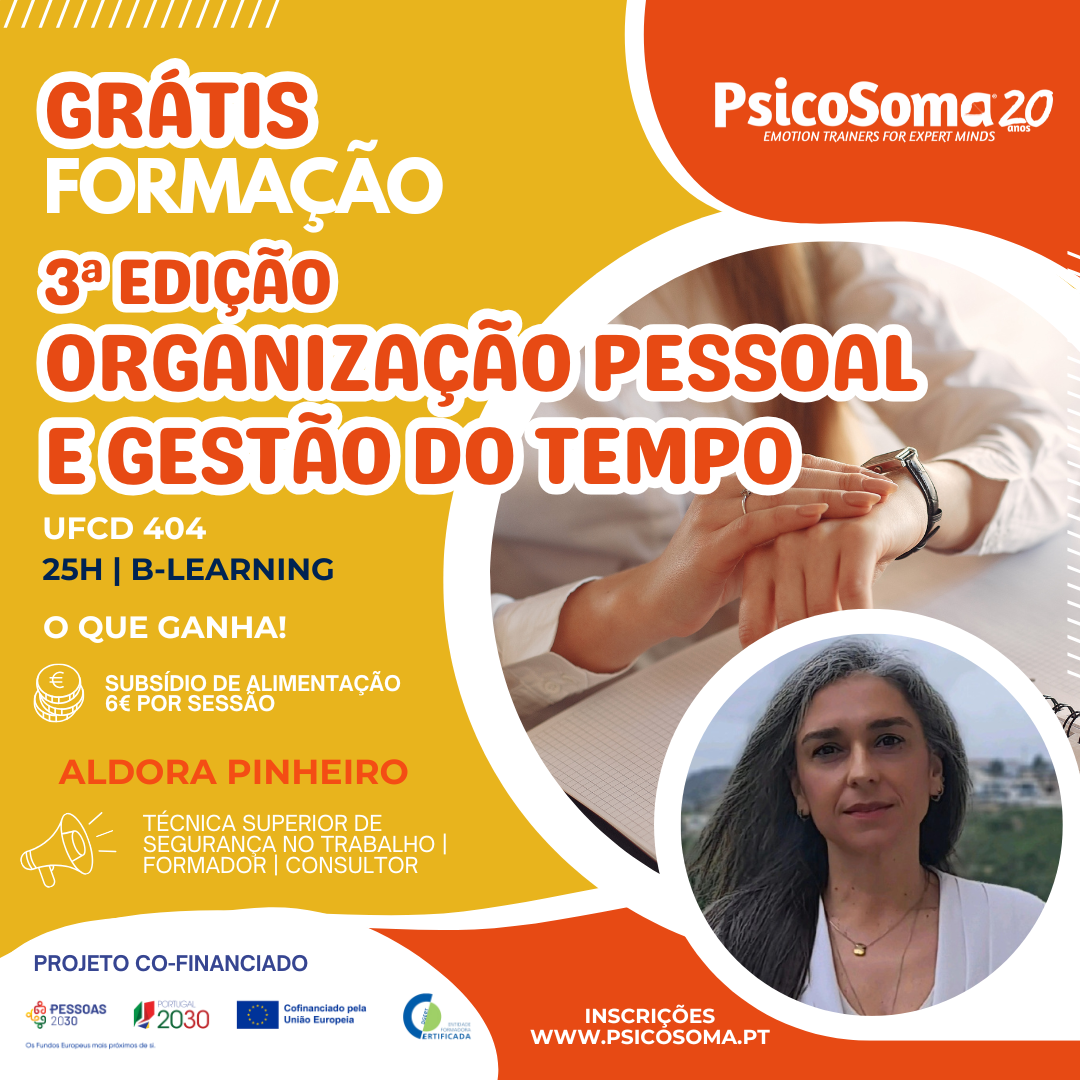 Formação -  "Organização Pessoal e Gestão do Tempo"