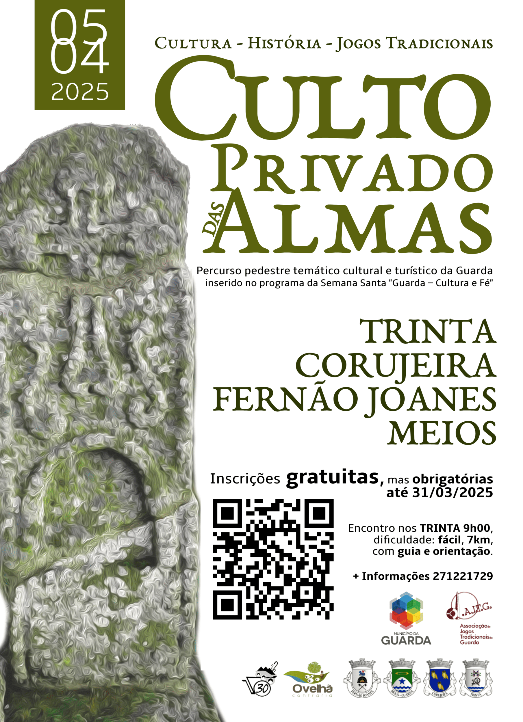 "Culto Privado das Almas" - À descoberta do património da Guarda com jogos tradicionais