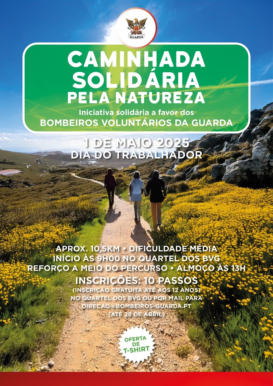 Caminhada Solidária - Bombeiros Voluntários da Guarda