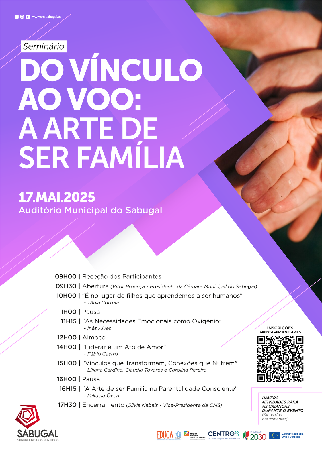 Seminário - “Do Vínculo ao Voo: A Arte de Ser Família"