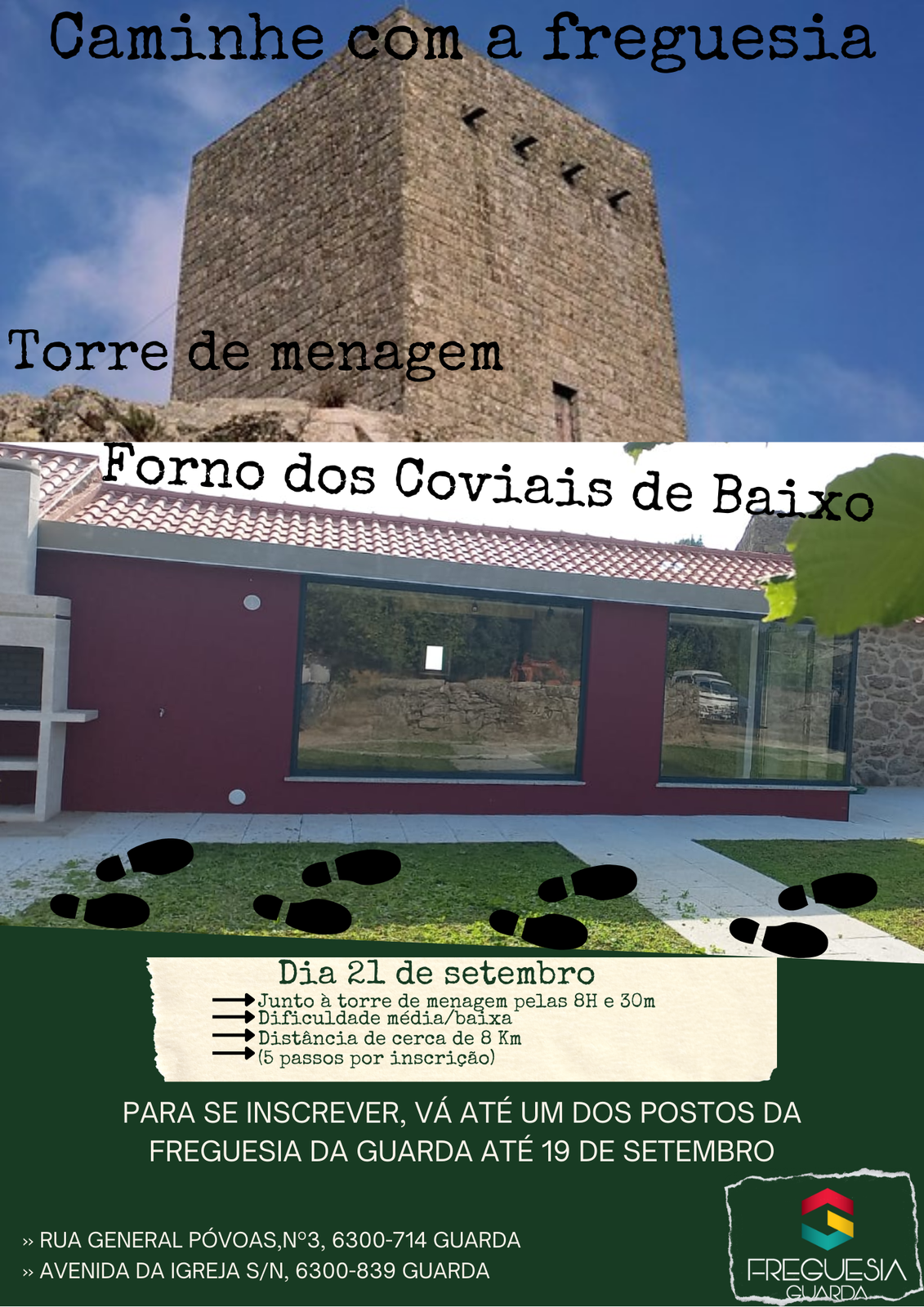 Caminhe com a freguesia - Guarda