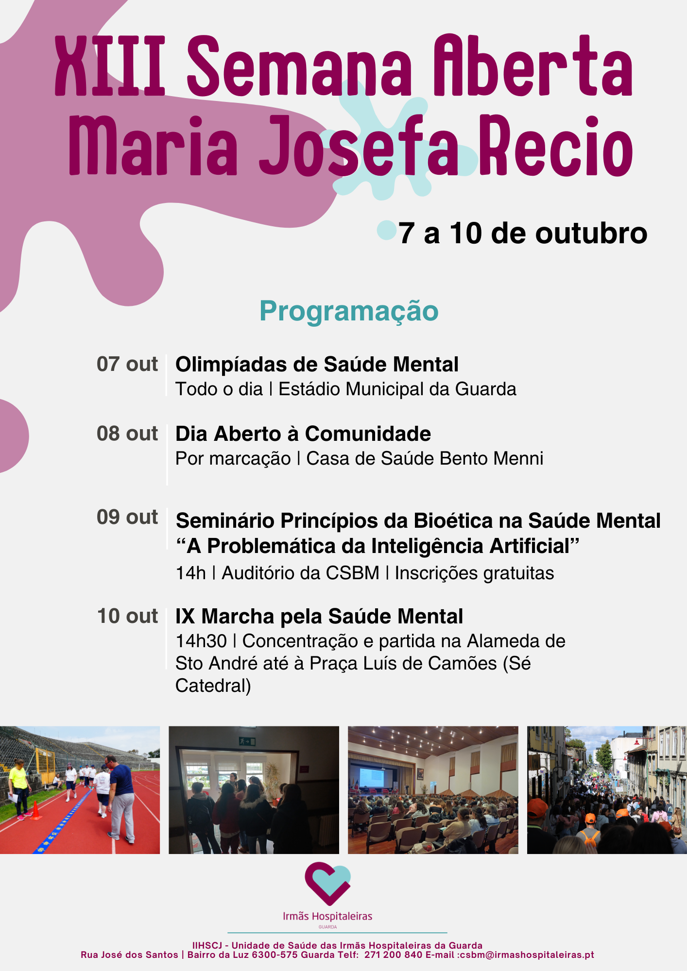 XIII Semana Aberta   - Casa de Saúde Bento Menni