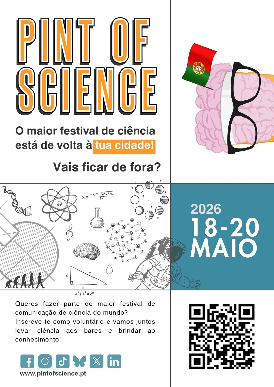 Pint of Science 2026  - Inscreve-te!
