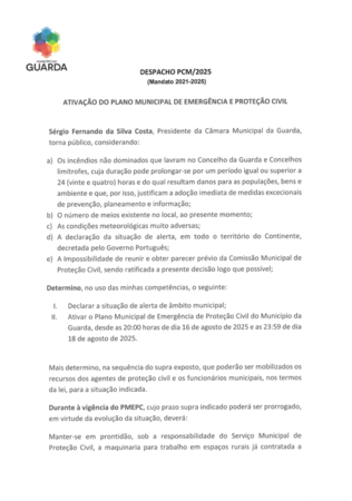 Ativação Municipal de Emergência e Proteção Civil